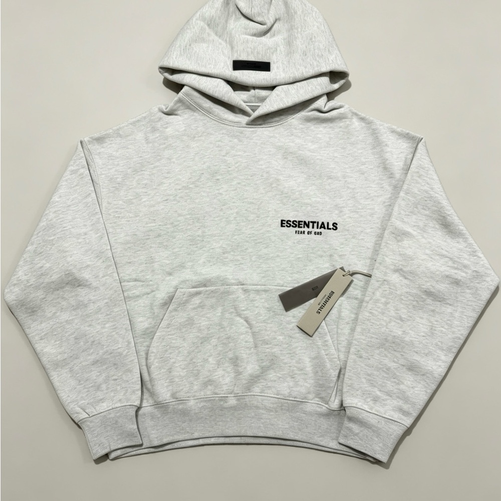 Essentials Men's Hoodie - Heather Light Gray